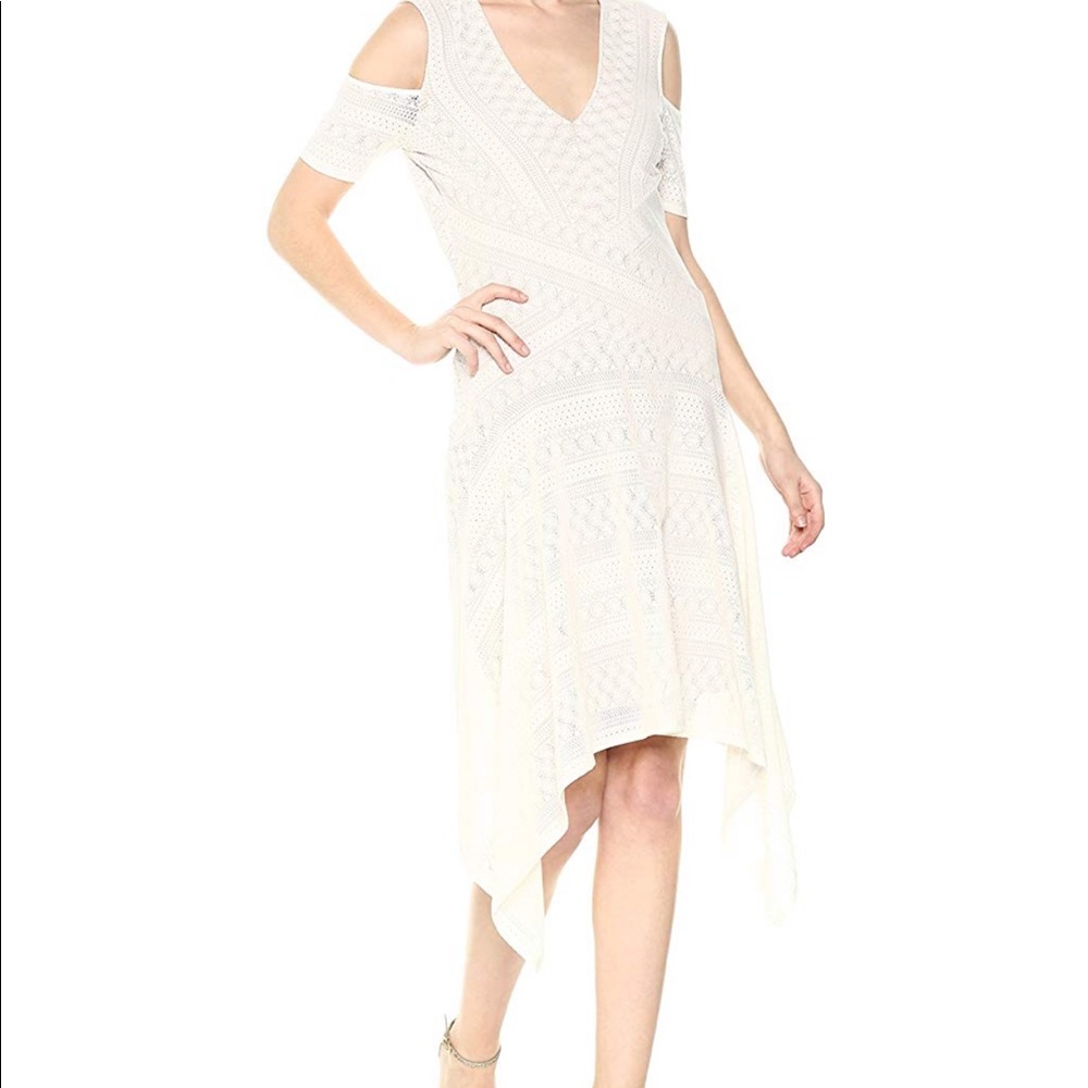 New Bcbg odette white dress